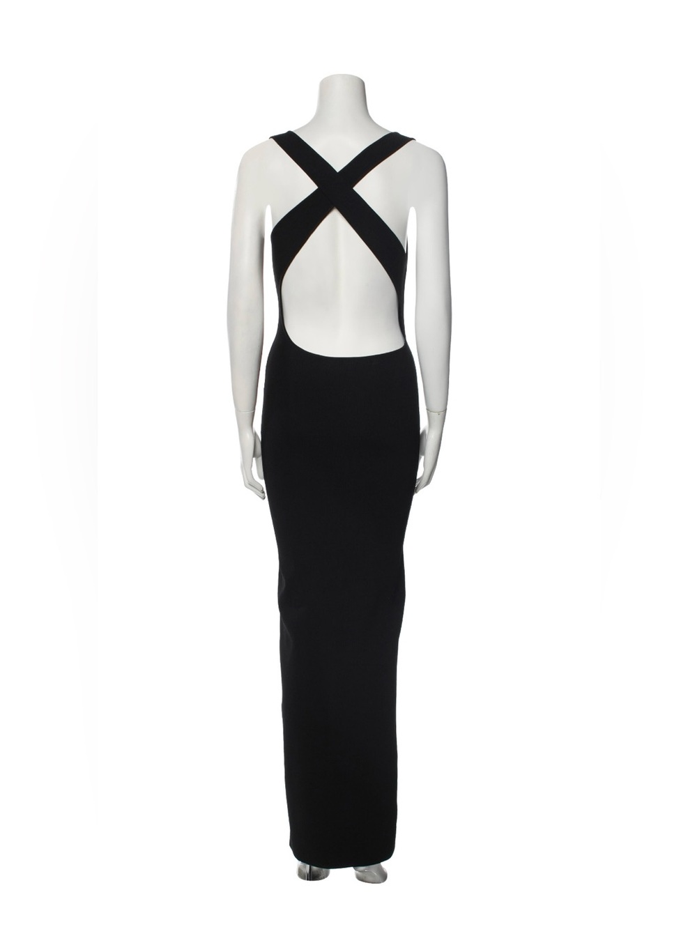 Helsa bateau neckline long dress
